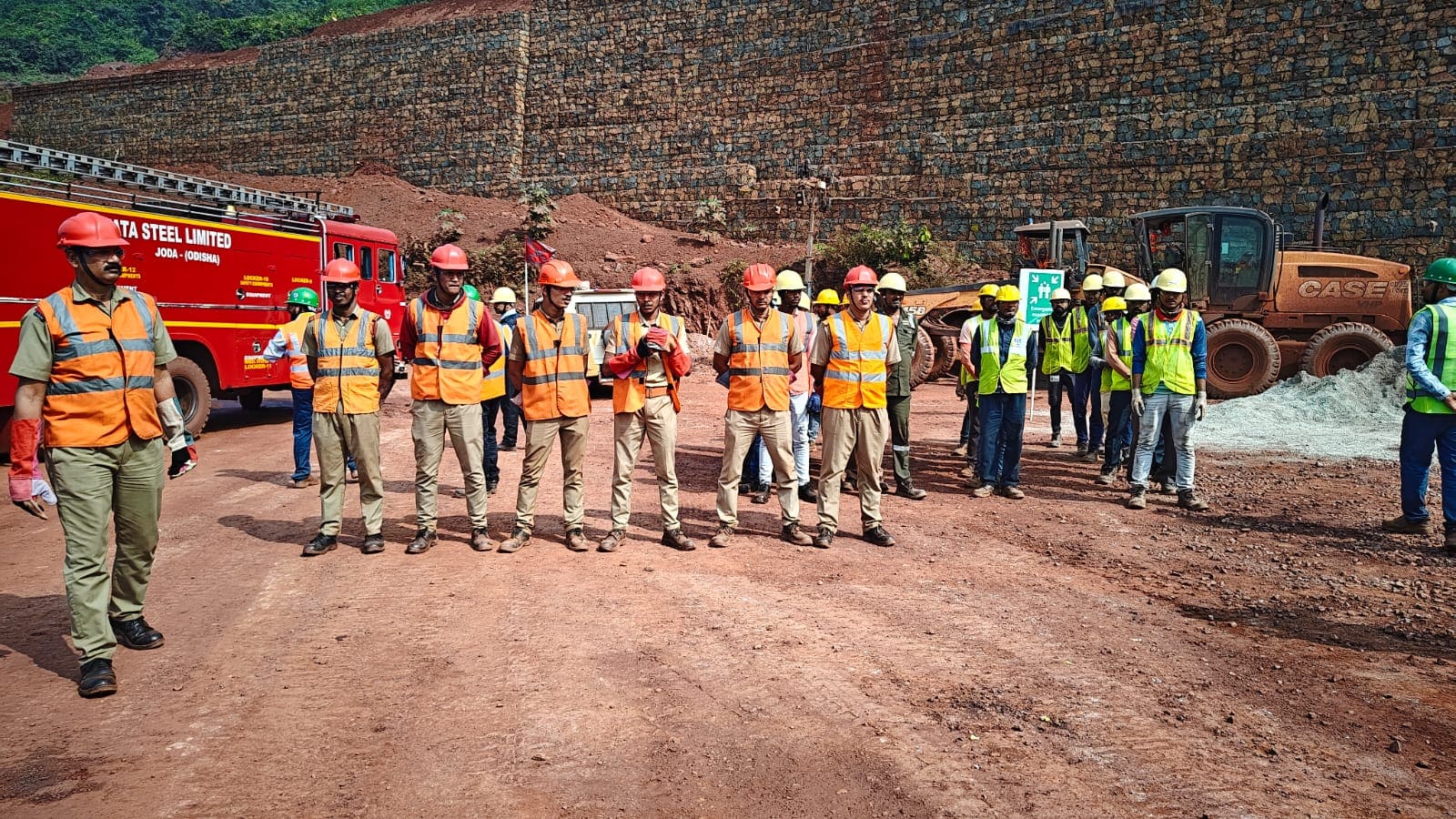 Team working on a project